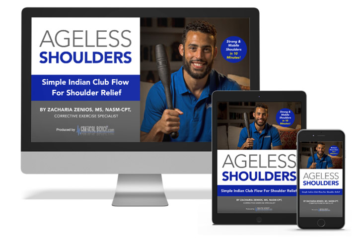 Ageless Shoulders Coaching Video on devices